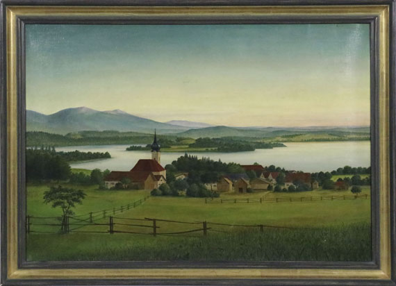 Georg Schrimpf - Staffelsee - Rahmenbild