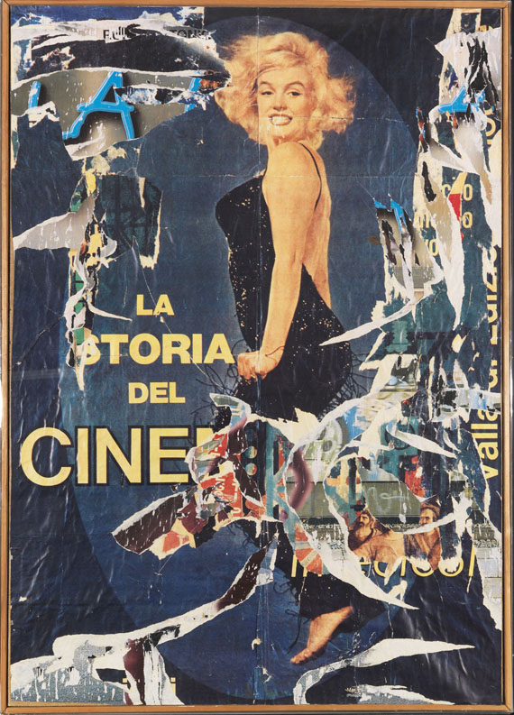 Mimmo Rotella - Occhiate su Marilyn - Rahmenbild