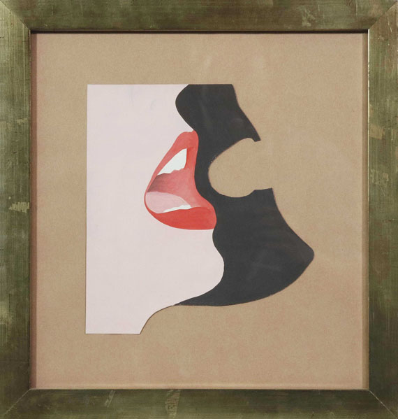 Tom Wesselmann - Untitled (Study for Face #1) - Rahmenbild