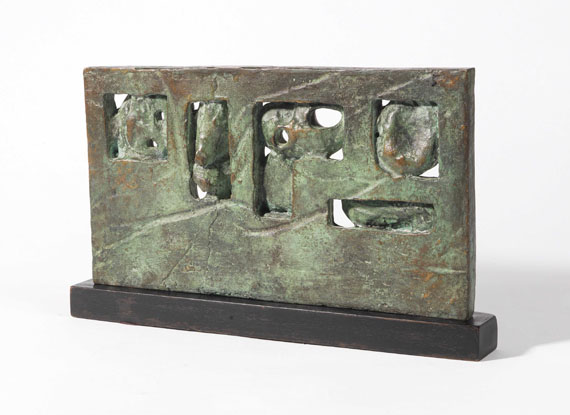 Henry Moore - Time/Life screen: Maquette No. 3 - Rückseite