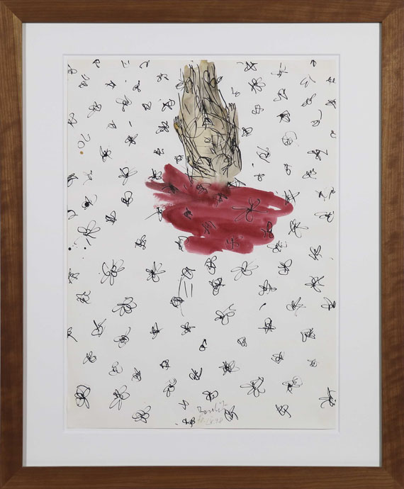 Georg Baselitz - Ohne Titel (Margariten) - Rahmenbild