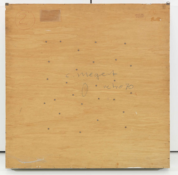 Christian Megert - Ohne Titel - Rückseite