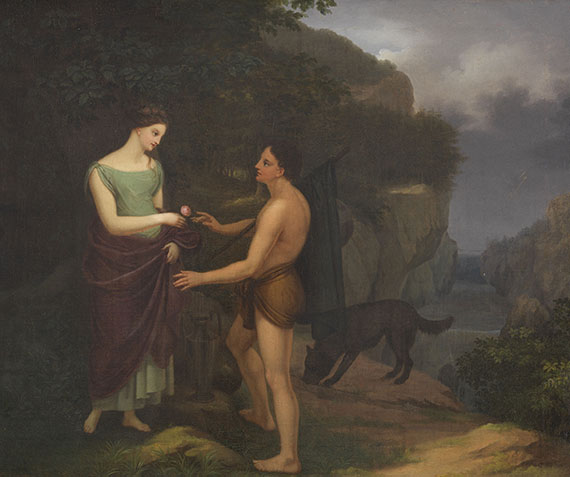 Moritz August Retzsch - 4 Gemälde: Die Jahreszeiten (Lebenszyklus) - Weitere Abbildung