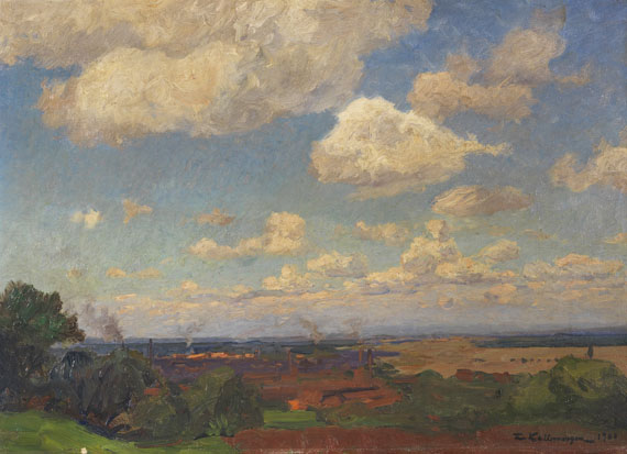 Friedrich Kallmorgen - Sommerwolken