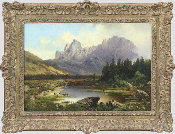 Carl Millner - In den Dolomiten - Rahmenbild