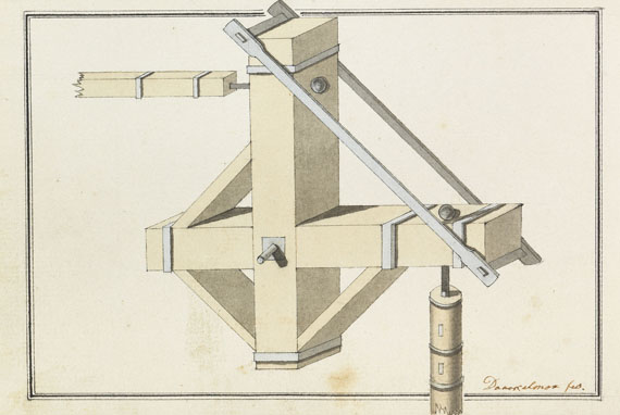 Novalis - Stammbuch aus Freiberg mit Eintragung von Novalis. 1798-1811.