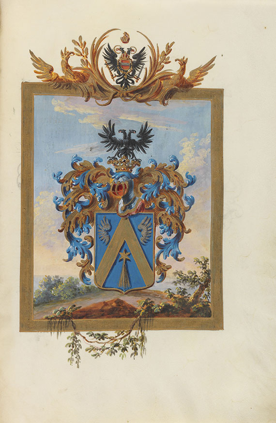  Franz II. - Adelsbrief m. U. und Siegel