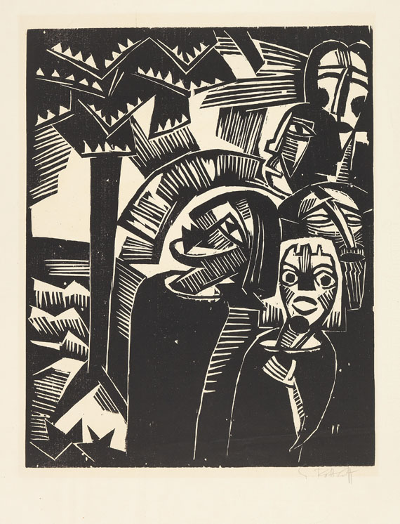 Karl Schmidt-Rottluff - 10 Bll. Holzschnitte - Weitere Abbildung