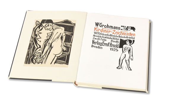 Will Grohmann - Kirchner-Zeichnungen - Weitere Abbildung