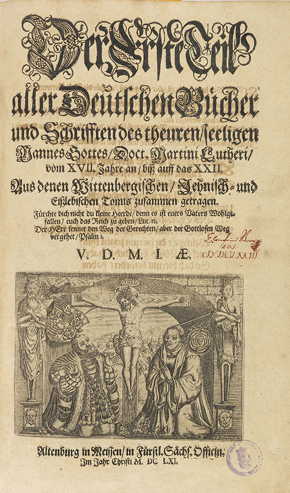 Martin Luther - Deutsche Schriften. 10 Bde. in 7. - Weitere Abbildung