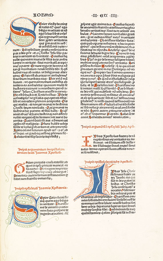  Biblia latina - Sensenschmidt-Bibel, mit Barock-Buchständer. - Weitere Abbildung