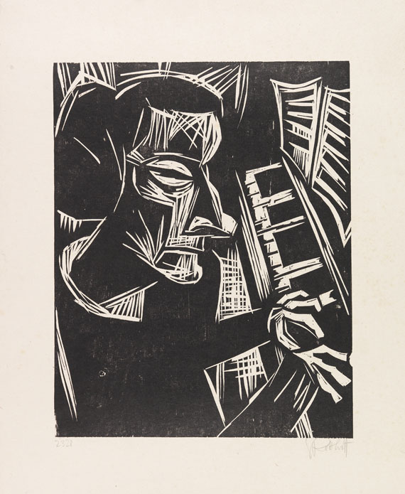 Schmidt-Rottluff - Frau am Klavier