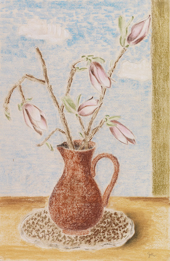 Bruno Goller - Stillleben mit Magnolien