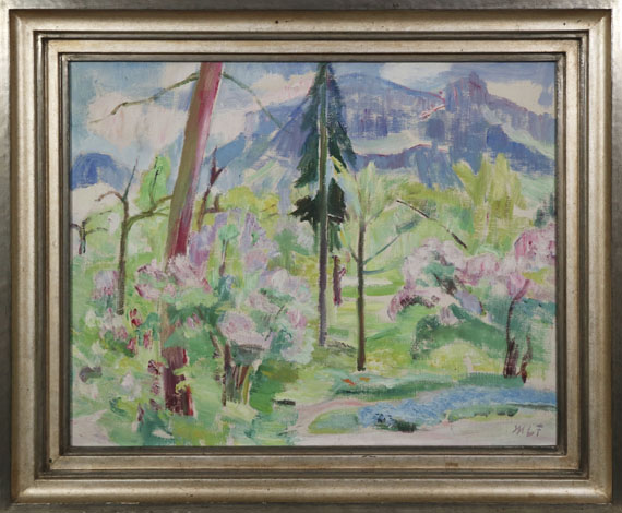 Maria Caspar-Filser - Blick auf den Riesenkopf - Rahmenbild