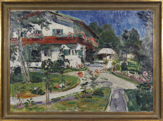 Maria Caspar-Filser - Haus im Garten - Rahmenbild