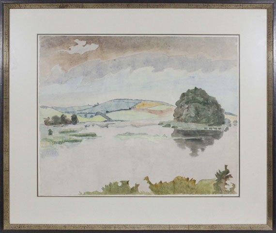 Erich Heckel - Rüdesee in Angeln - Rahmenbild