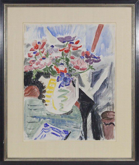 Erich Heckel - Anemonen - Rahmenbild