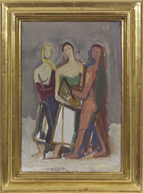 Karl Hofer - Frauengruppe - Rahmenbild