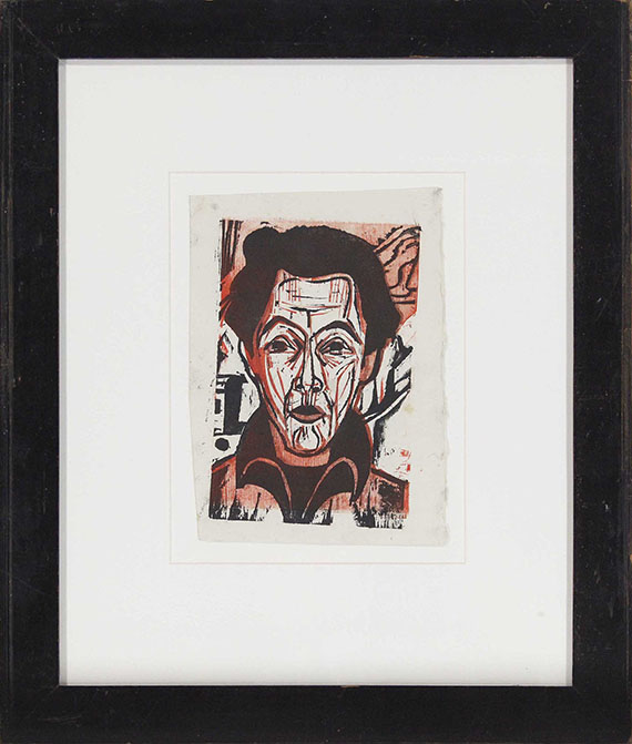 Ernst Ludwig Kirchner - Selbstportrait - Rahmenbild