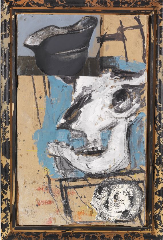 Markus Lüpertz - Stillleben mit Helm - Rahmenbild