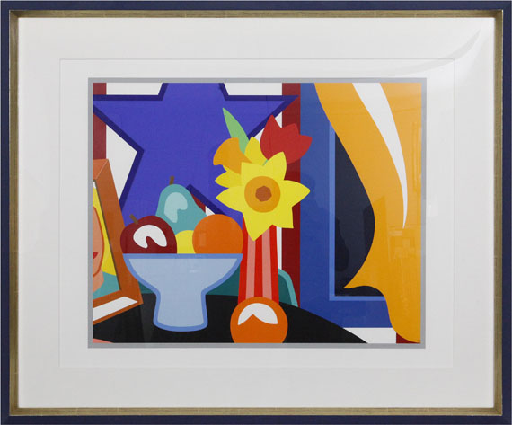 Tom Wesselmann - Still Life with Blowing Curtain Orange - Rahmenbild