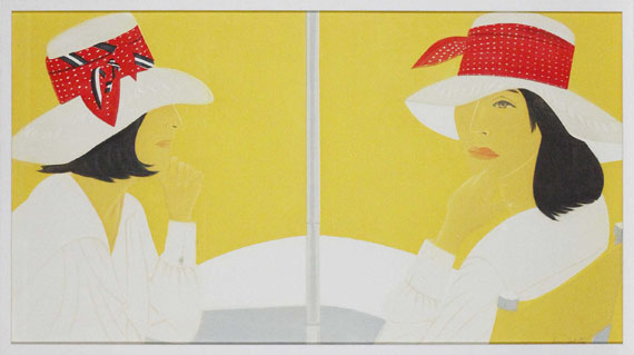 Alex Katz - Red Band - Rahmenbild