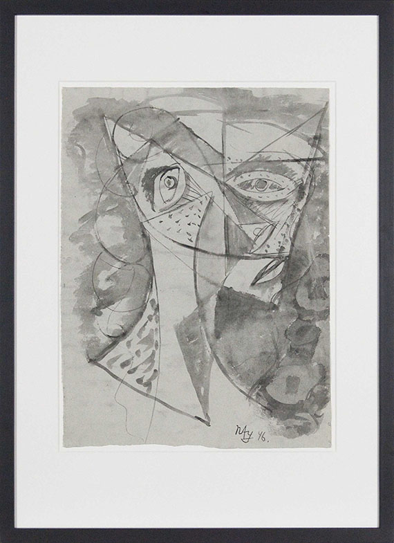 Ernst Wilhelm Nay - Kopf - Rahmenbild