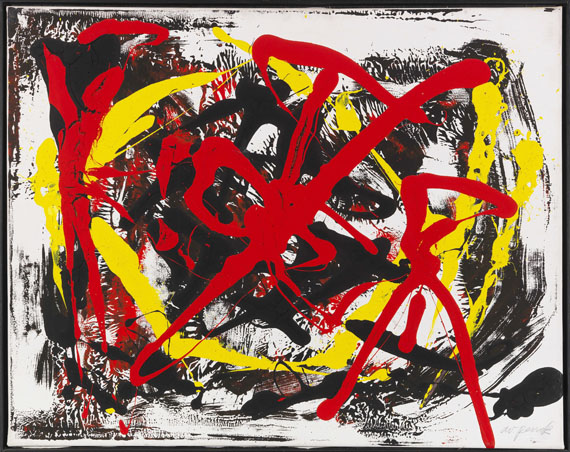 Penck (d.i. Ralf Winkler) - Ohne Titel (Aus der Serie: Pentagon)