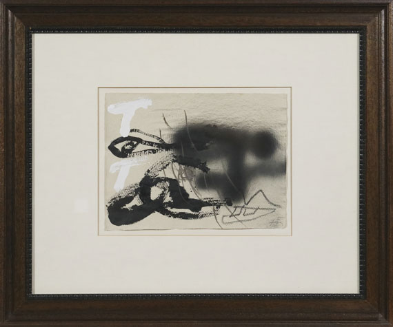 Antoni Tàpies - Esprai negre V - Rahmenbild