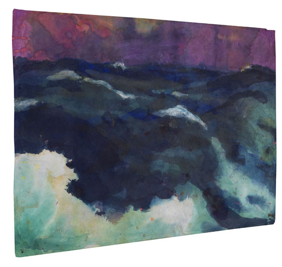 Emil Nolde - Hohe See unter violettem Himmel - Weitere Abbildung
