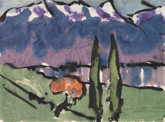 Emil Nolde - Bergfrühling