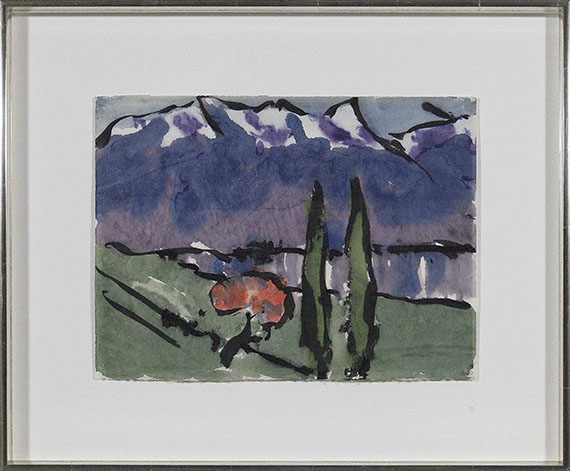 Emil Nolde - Bergfrühling - Rahmenbild