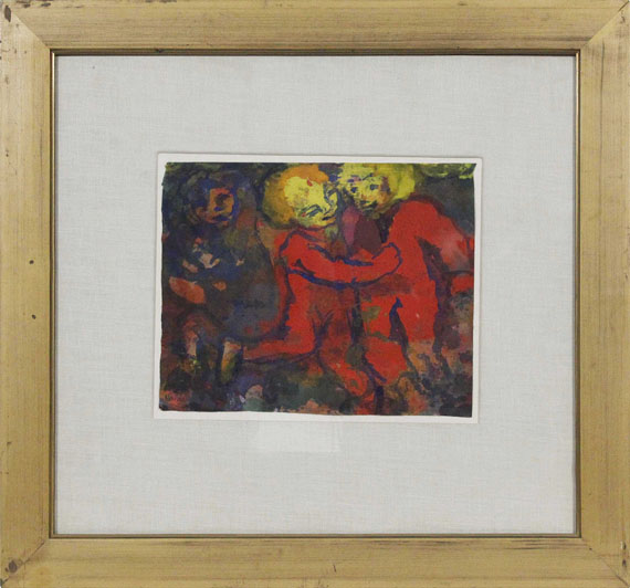 Emil Nolde - Spielende Kinder - Rahmenbild