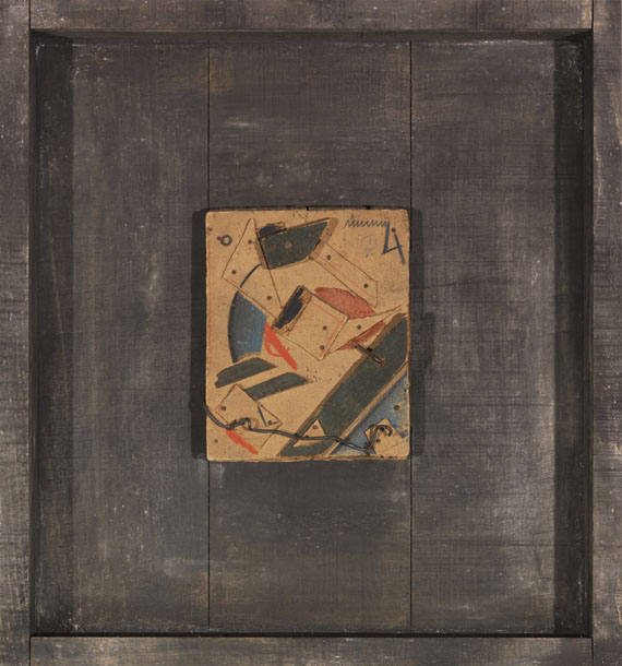 Kurt Schwitters - Merzzeichnung - Rahmenbild