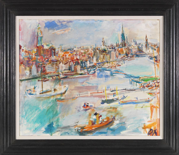 Oskar Kokoschka - Hamburg III - Rahmenbild