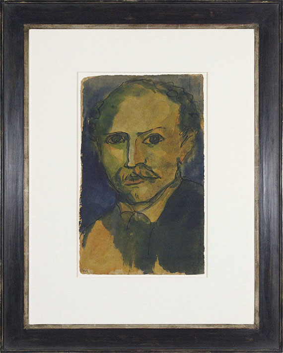 Emil Nolde - Selbstporträt - Rahmenbild