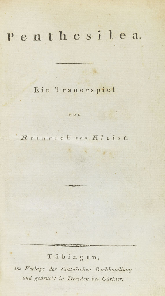 Heinrich von Kleist - Penthesilea - Weitere Abbildung