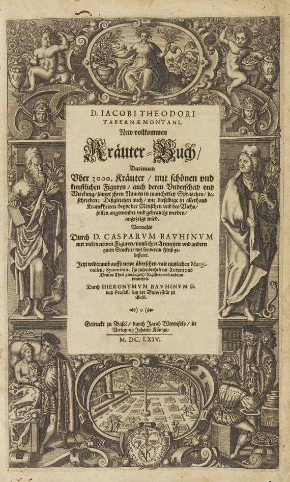 Jacob Theodor Tabernaemontanus - New vollkommen Kräuter-Buch