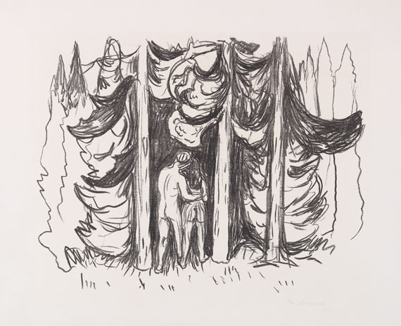 Edvard Munch - Skogen (Der Wald)