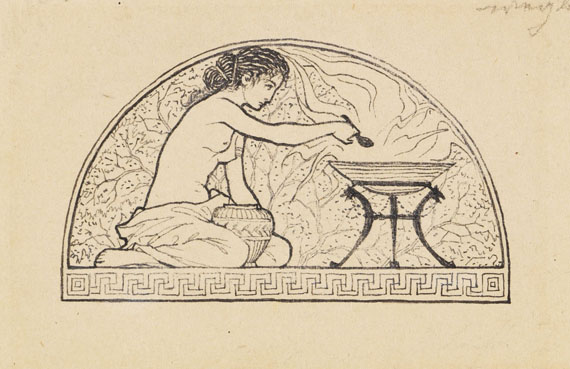 (d. i. Hugo Höppener) Fidus - 17 Bll.: Entwurfszeichnungen - Weitere Abbildung