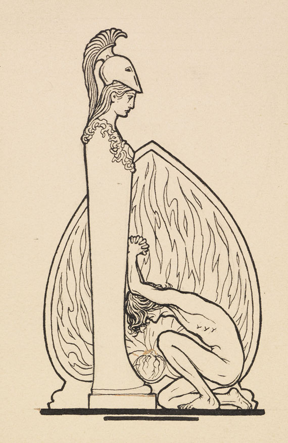 (d. i. Hugo Höppener) Fidus - 17 Bll.: Entwurfszeichnungen - Weitere Abbildung