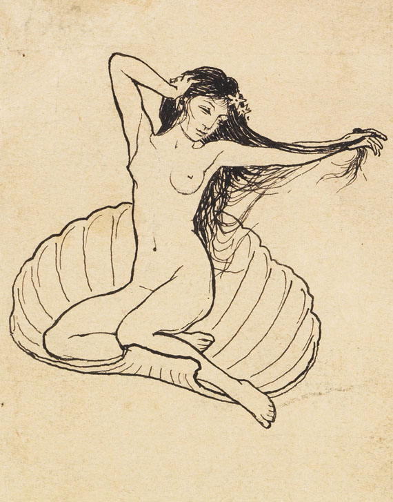 (d. i. Hugo Höppener) Fidus - 17 Bll.: Entwurfszeichnungen - Weitere Abbildung