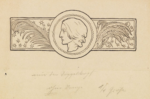 (d. i. Hugo Höppener) Fidus - 17 Bll.: Entwurfszeichnungen - Weitere Abbildung