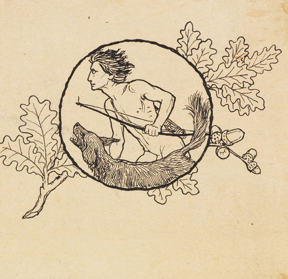 (d. i. Hugo Höppener) Fidus - 17 Bll.: Entwurfszeichnungen - Weitere Abbildung