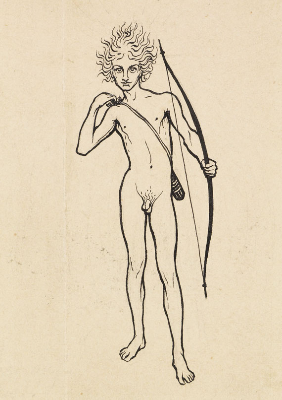 (d. i. Hugo Höppener) Fidus - 17 Bll.: Entwurfszeichnungen - Weitere Abbildung