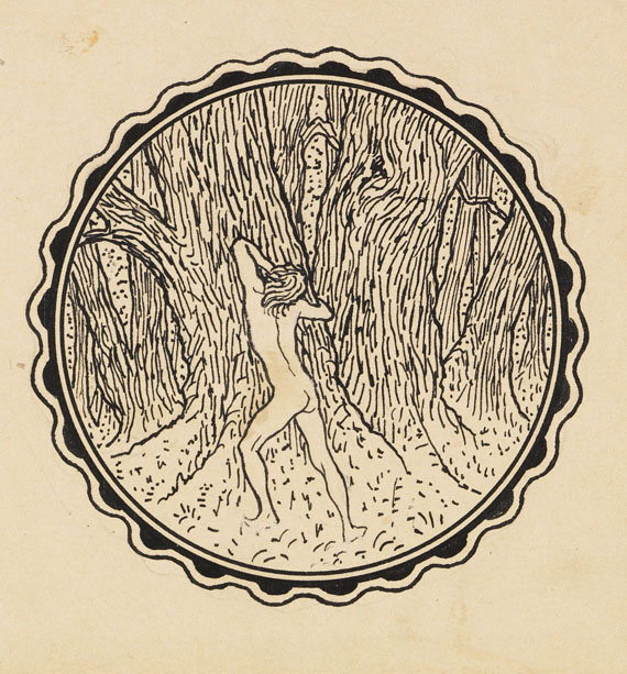 (d. i. Hugo Höppener) Fidus - 17 Bll.: Entwurfszeichnungen - Weitere Abbildung