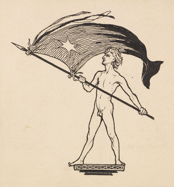 (d. i. Hugo Höppener) Fidus - 17 Bll.: Entwurfszeichnungen - Weitere Abbildung