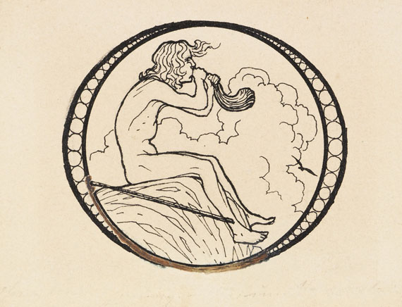 (d. i. Hugo Höppener) Fidus - 17 Bll.: Entwurfszeichnungen - Weitere Abbildung