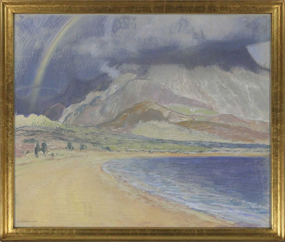 Ludwig von Hofmann - Bucht von Messene - Rahmenbild