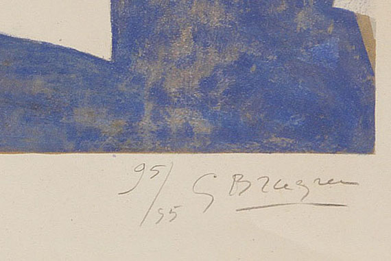 Georges Braque - Grand oiseau bleu